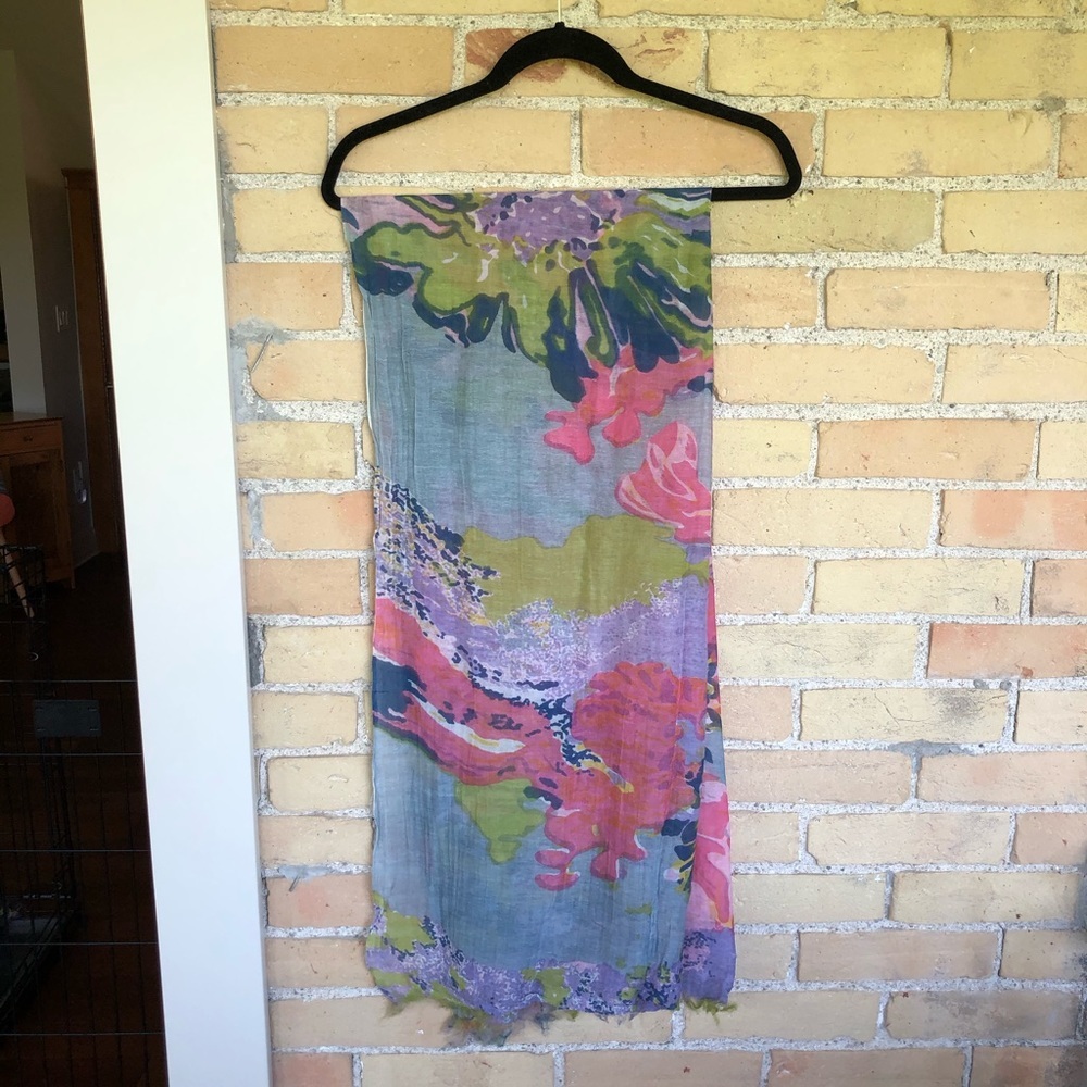 Patterned Scarf - Picture 2 of 2